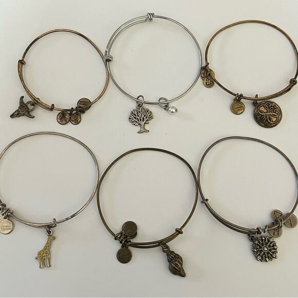 Alex + Ani 6 Lot Bracelet - Picture 1 of 8